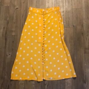 Flynn Skye Polka Dot Midi Skirt